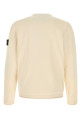 Cream cotton blend sweater White STONE ISLAND (L1S155100052S00B0)