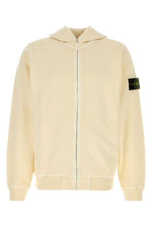 Cream cotton sweatshirt White STONE ISLAND (L1S156100032S0060)