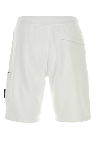 White cotton bermuda shorts STONE ISLAND (L1S156200011S0051)