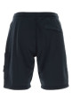 Midnight blue cotton bermuda shorts Black STONE ISLAND (L1S156200011S0051)