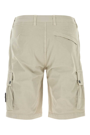Sand stretch cotton bermuda shorts STONE ISLAND (L1S15L100019S0A10)