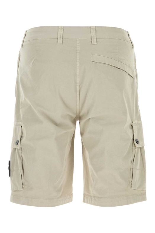 Sand stretch cotton bermuda shorts STONE ISLAND (L1S15L100019S0A10)