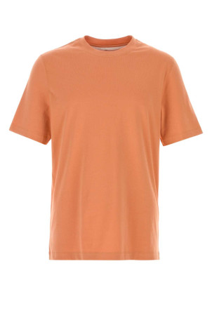 Orange cotton t-shirt BRUNELLO CUCINELLI (M0B131308)