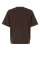 Brown cotton t-shirt BRUNELLO CUCINELLI (M0T81BZ100)