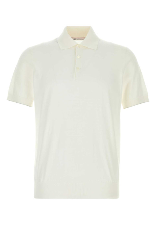 White cotton polo shirt BRUNELLO CUCINELLI (M29800125)