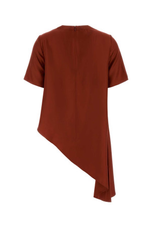 Tiziano red silk Madea t-shirt Red LOULOU DE SAISON (MADEA)