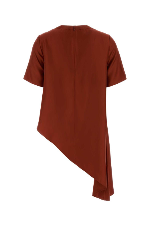 Tiziano red silk Madea t-shirt Red LOULOU DE SAISON (MADEA)
