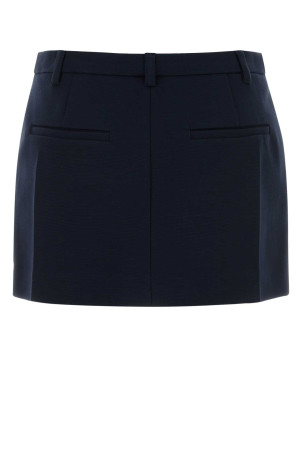 Navy stretch jersey mini skirt Blue MIU MIU (MG2573SOOO18FQ)