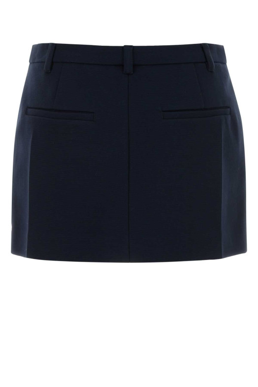 Navy stretch jersey mini skirt Blue MIU MIU (MG2573SOOO18FQ)
