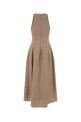 Cappuccino linen blend dress BRUNELLO CUCINELLI (MH526A5171)