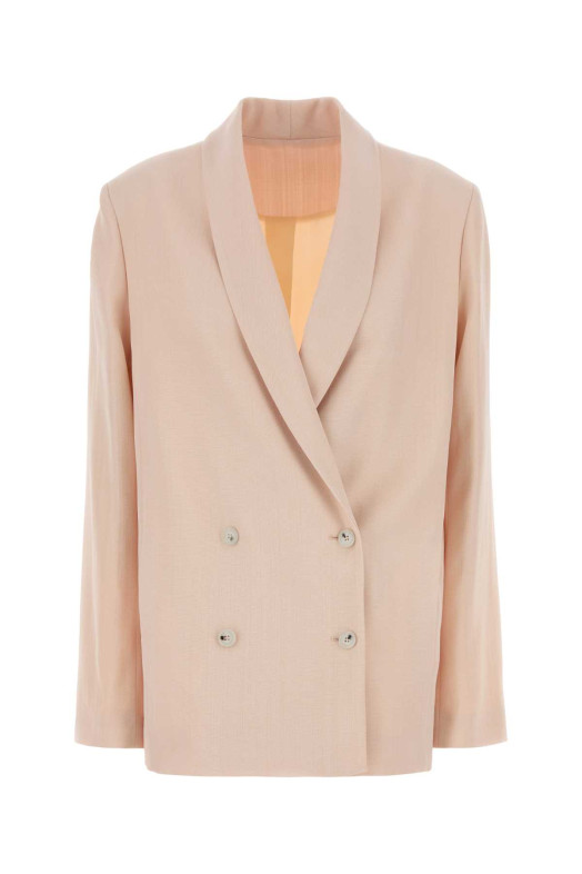 Pink viscose blend Minka blazer Pink LOULOU DE SAISON (MINKA)