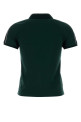 Bottle green cotton polo shirt MIU MIU (MJNA19SOOO182D)