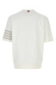White cotton t-shirt White THOM BROWNE (MJS303AJ0253)