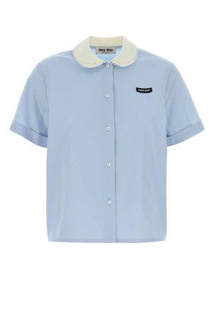Light poplin shirt MIU MIU (MK2020SOOO10IV)