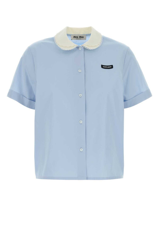 Light poplin shirt MIU MIU (MK2020SOOO10IV)