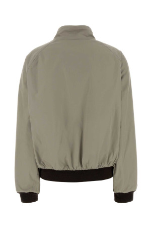 Dove grey cotton blend reversible jacket MIU MIU (ML1400SOOO1800)