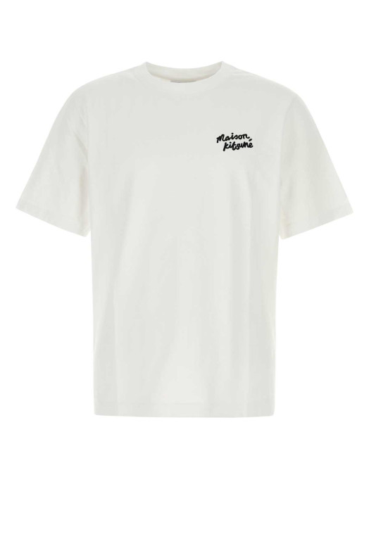 White cotton t-shirt MAISON KITSUNE (MM00126KJ7025)