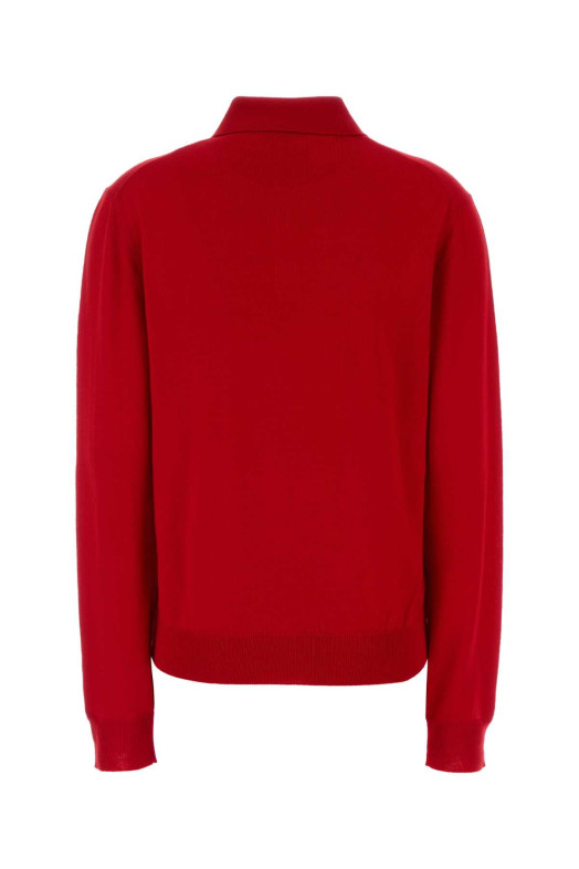 Red wool polo shirt MIU MIU (MML934SOOO14RH)