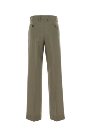 Sage green mohair blend palazzo pant MIU MIU (MP1942SOOO12I1)