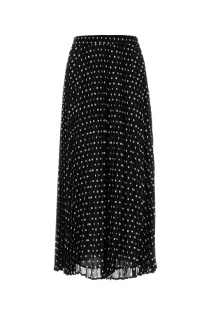 Printed crepe skirt White/Black MICHAEL BY MICHAEL KORS (MR670J5K9J)