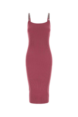 Dark pink stretch jersey dress MICHAEL BY MICHAEL KORS (MR683BQ33D)