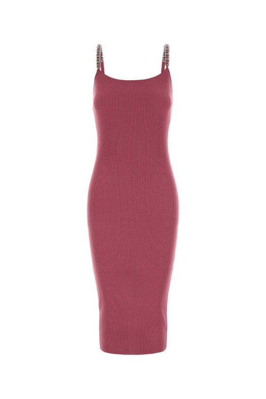 Dark pink stretch jersey dress MICHAEL BY MICHAEL KORS (MR683BQ33D)