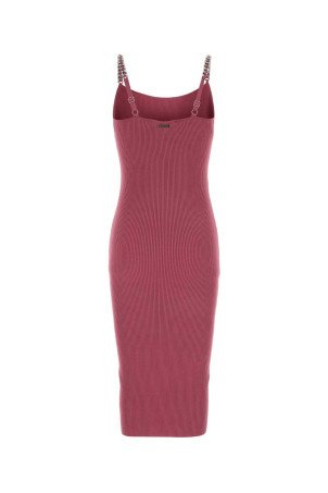 Dark pink stretch jersey dress MICHAEL BY MICHAEL KORS (MR683BQ33D)