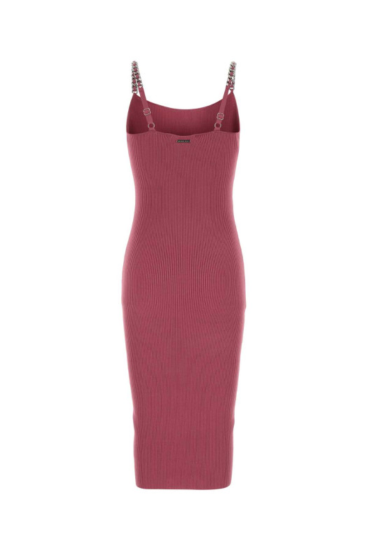 Dark pink stretch jersey dress MICHAEL BY MICHAEL KORS (MR683BQ33D)