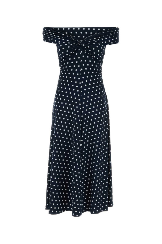 Printed stretch jersey dress Blue MICHAEL BY MICHAEL KORS (MR683GLKA7)