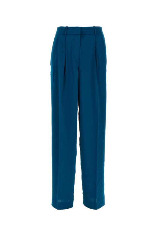 Blue satin pant MICHAEL BY MICHAEL KORS (MT530VRAYJ)