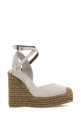 Light grey suede wedges BRUNELLO CUCINELLI (MZSFG3150)
