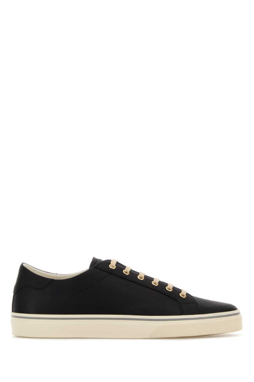Black leather sneakers BRUNELLO CUCINELLI (MZUSNUZ341)