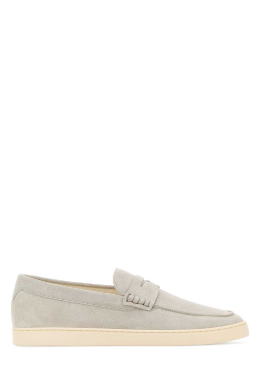 Light grey suede loafers BRUNELLO CUCINELLI (MZUSOLP312)