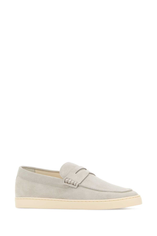 Light grey suede loafers BRUNELLO CUCINELLI (MZUSOLP312)