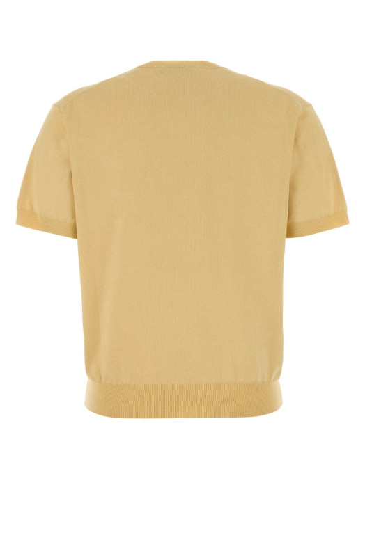 Yellow knit t-shirt PRADA (P24B3DSOOO19DA)