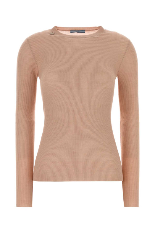 Pink wool sweater PRADA (P24Z2CSOOO18PX)