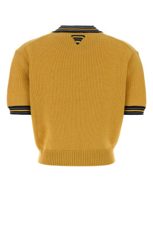 Yellow cashmere bled sweater PRADA (P24Z2ZSOOO19IJ)