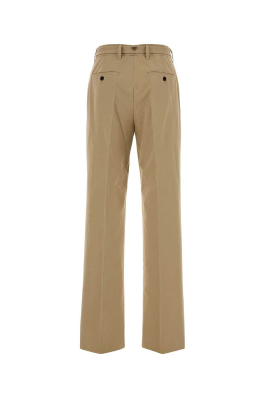 Beige cotton pant PRADA (P286IHSOOO17ID)
