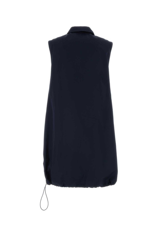 Navy blue poplin mini dress Blue PRADA (P3Q81SOOO187P)