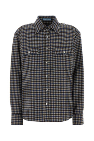 Embroidered wool shirt PRADA (P449HSOOO15R8)