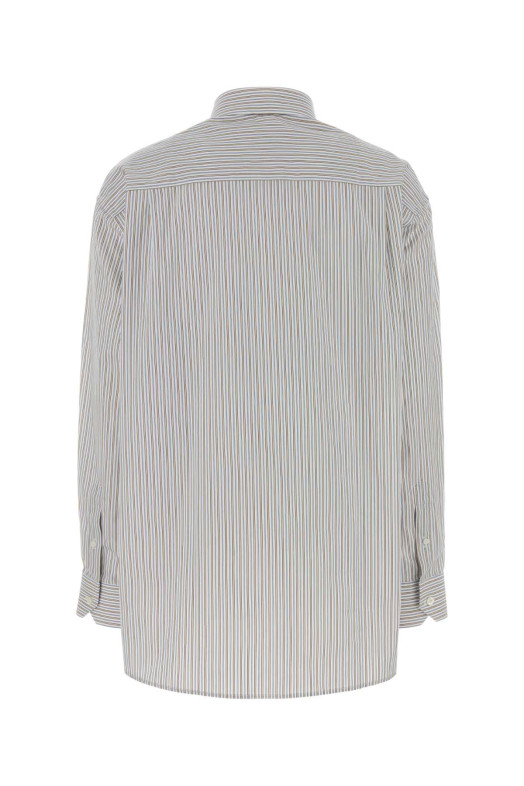Embroidered poplin oversize shirt PRADA (P493IRSOOO18RG)