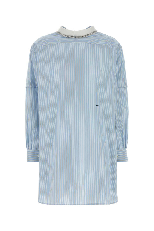 Embroidered poplin blouse PRADA (P953NRSOOO17ND)