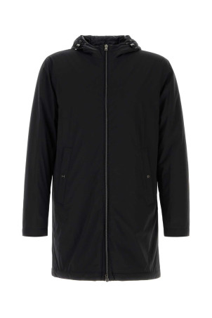 Black stretch nylon parka HERNO (PA00030UR12387SZ)