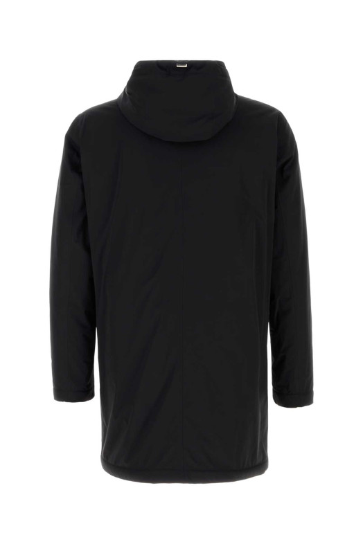 Black stretch nylon parka HERNO (PA00030UR12387SZ)