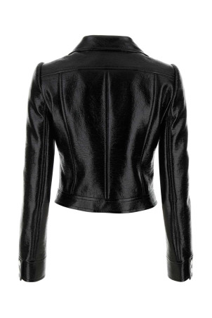 Black vinyl blazer COURREGES (PERCBL005VY0014)