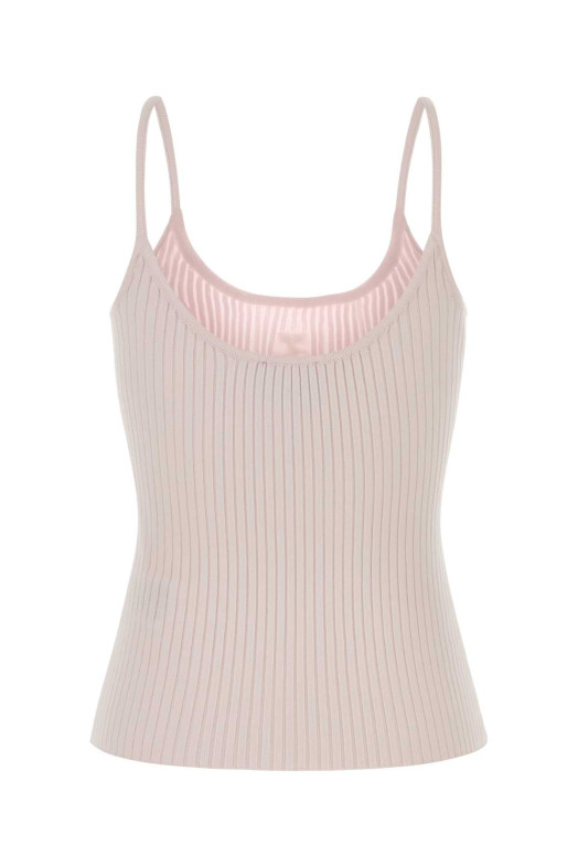 Pastel pink viscose blend top COURREGES (PERMDE012FI0001)