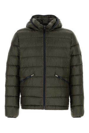 Olive green nylon down jacket HERNO (PI001299U12020Z)