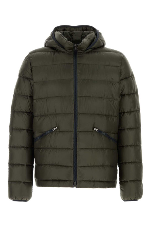 Olive green nylon down jacket HERNO (PI001299U12020Z)