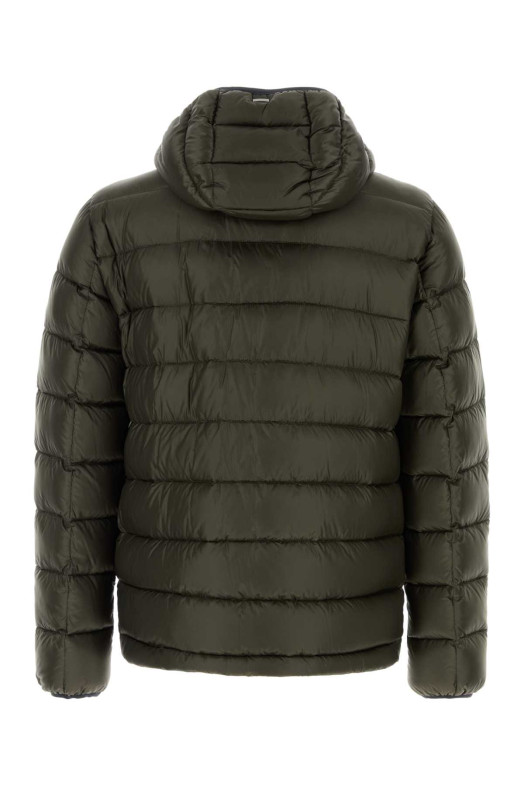 Olive green nylon down jacket HERNO (PI001299U12020Z)