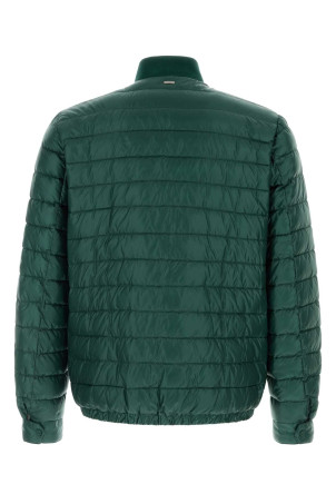 Bottle green nylon down jacket HERNO (PI001334U12020Z)